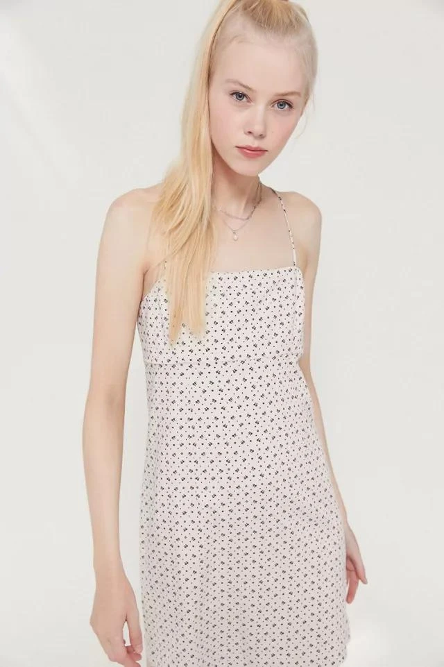 商品Urban Outfitters|UO Janie Straight Neck Mini Dress,价格¥190,第3张图片详细描述