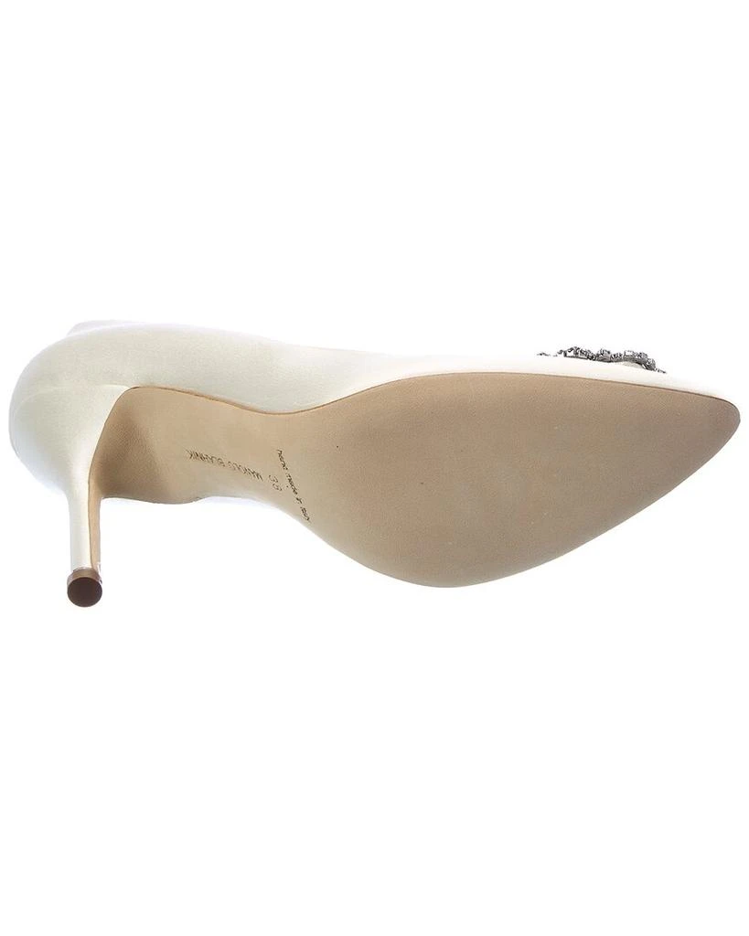 商品Manolo Blahnik|Manolo Blahnik Hangisi 105 Satin Pump,价格¥4525,第4张图片详细描述