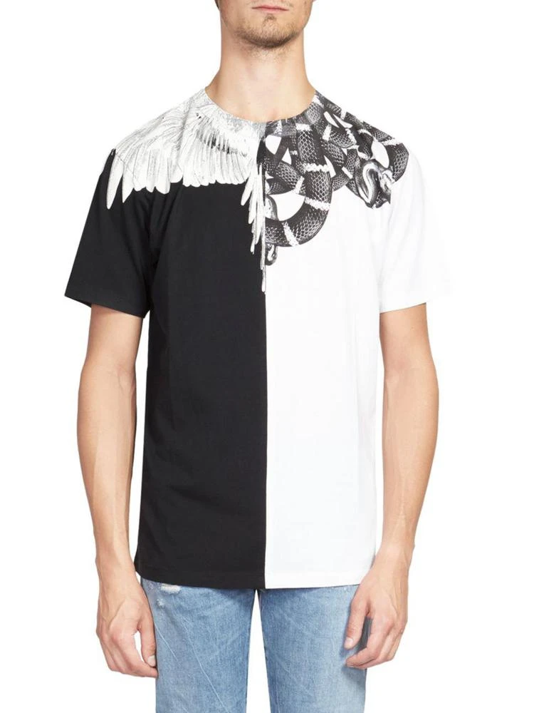 商品Marcelo Burlon|Snake Wing 短袖,价格¥612,第1张图片