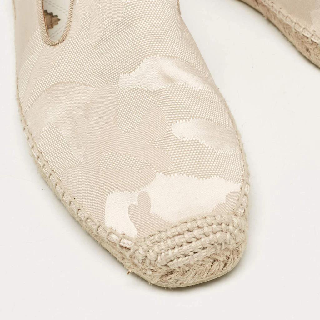 Christian Louboutin Beige Camouflage Canvas and Leather Espadon Espadrilles Size 42 商品