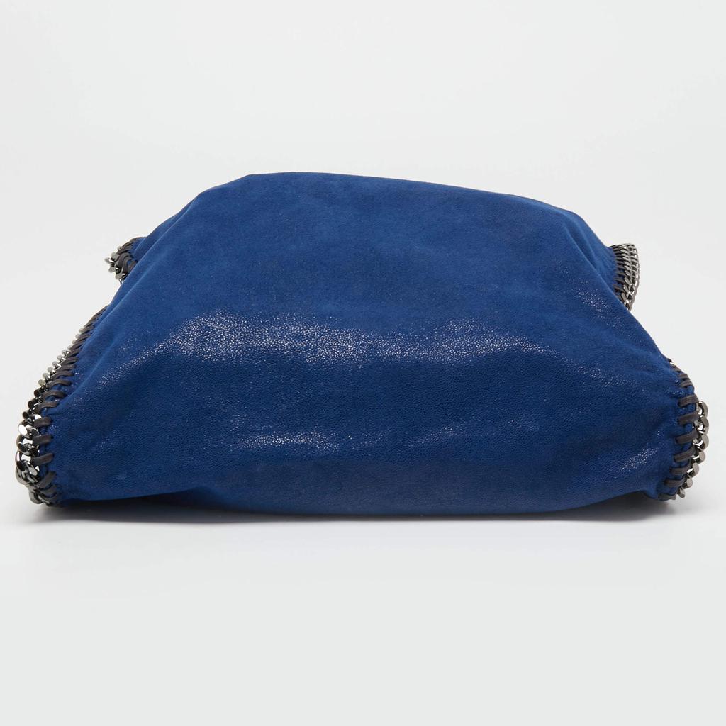 Stella McCartney Blue Faux Suede Falabella Tote商品第6张图片规格展示