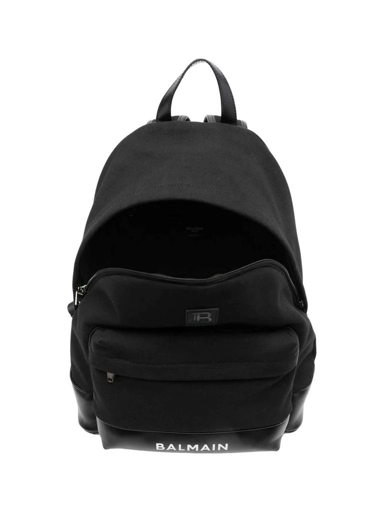 商品Balmain|Balmain Black Backpack Unisex,价格¥3724,第3张图片详细描述