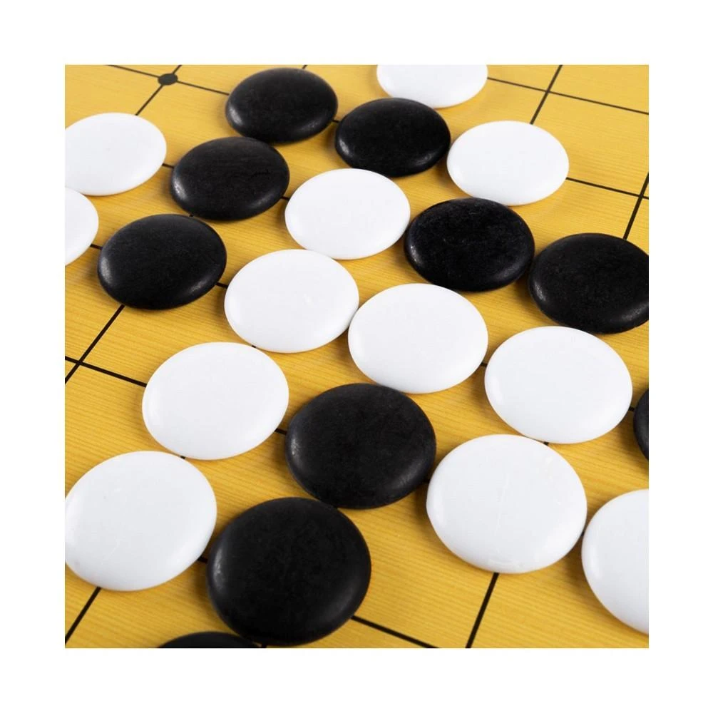商品Trademark Global|Hey Play Go Board Game Set - Beginner'S Two Player Strategy Game With Reversible Board And Melamine Pieces For Adults And Children,价格¥422,第3张图片详细描述