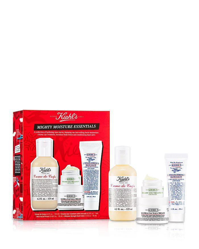 商品Kiehl's|Mighty Moisture Essentials Skincare Set ($71 value),价格¥161,第1张图片