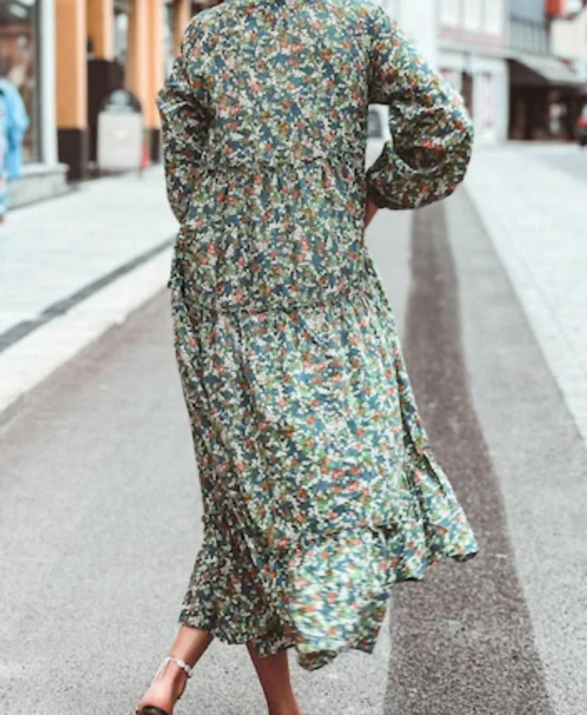 商品BYTIMO|Cotton Slub Dress In Green,价格¥1523,第3张图片详细描述