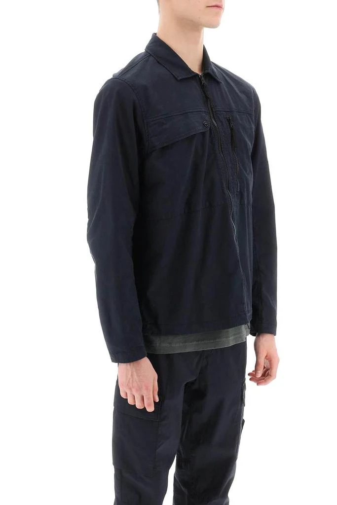 商品Stone Island|Supima Cotton Twill Stretch-TC overshirt,价格¥2268,第3张图片详细描述