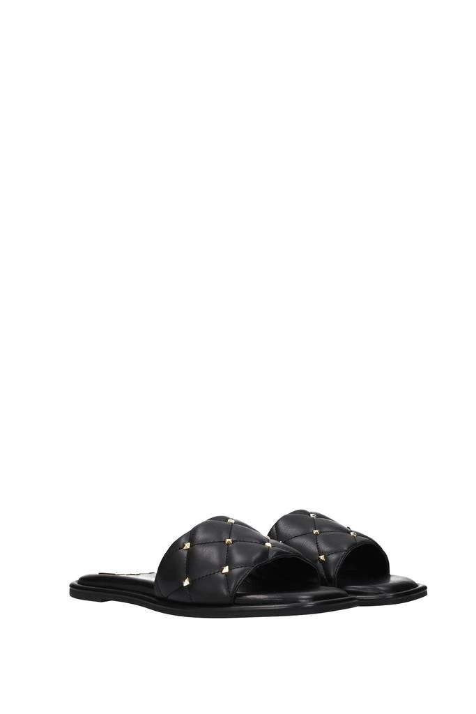 商品Michael Kors|Slippers and clogs hayworth Eco Leather Black,价格¥680,第2张图片详细描述