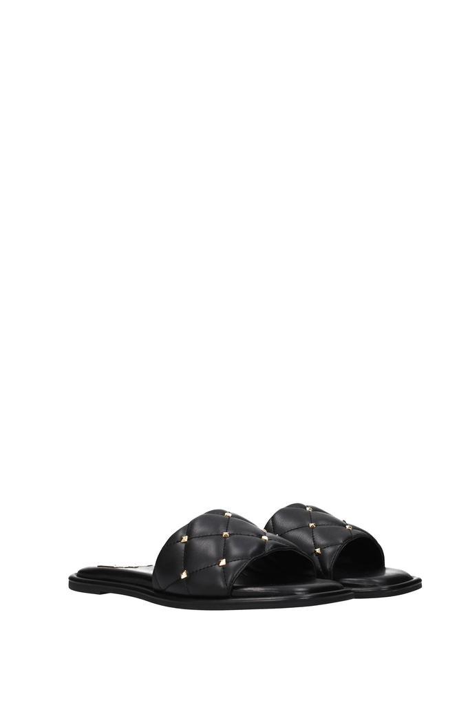 商品Michael Kors|Slippers and clogs hayworth Eco Leather Black,价格¥511,第4张图片详细描述