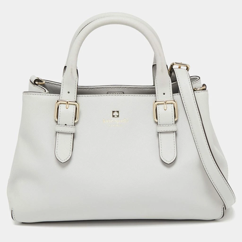 商品[二手商品] Kate Spade|Kate Spade Grey Leather Tote,价格¥890,第1张图片