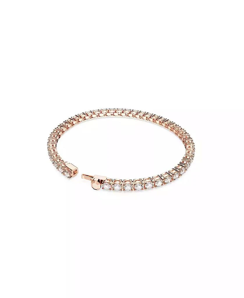 商品Swarovski|Crystal Round Cut Matrix Tennis Bracelet,价格¥1838,第2张图片详细描述