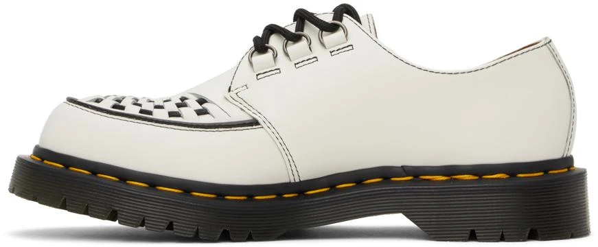 商品Dr. Martens|White Ramsey Smooth Leather Oxfords,价格¥773,第3张图片详细描述