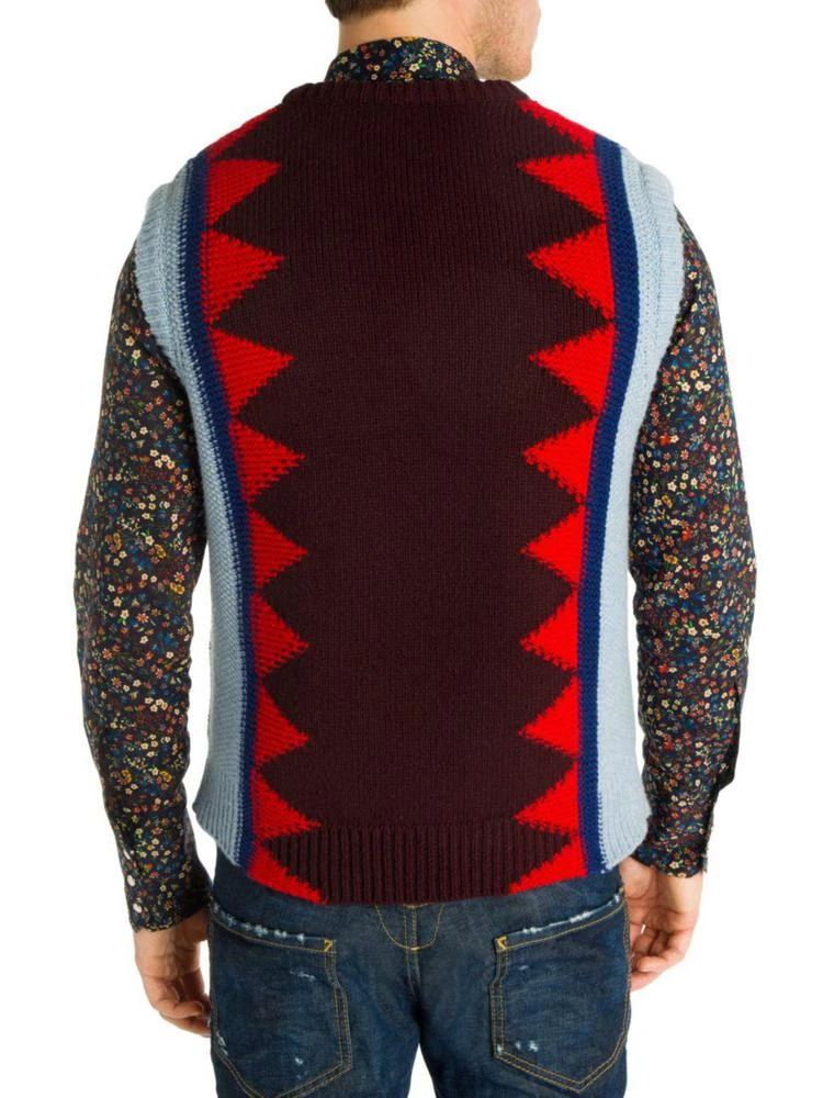 商品DSQUARED2|Geometric Patterned Wool Sweater,价格¥1497,第2张图片详细描述