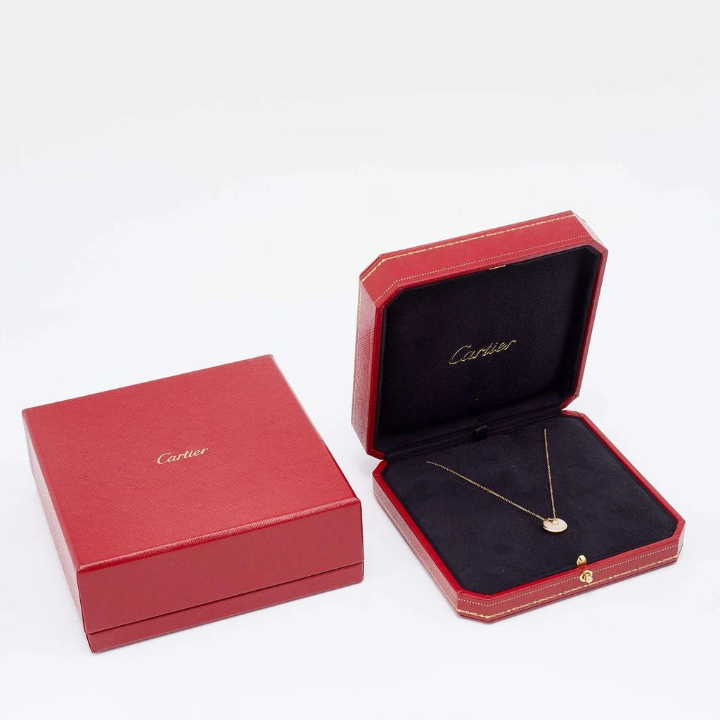 Cartier Amulette De Cartier Pink Opal Diamond 18k Rose Gold XS Model Necklace  商品