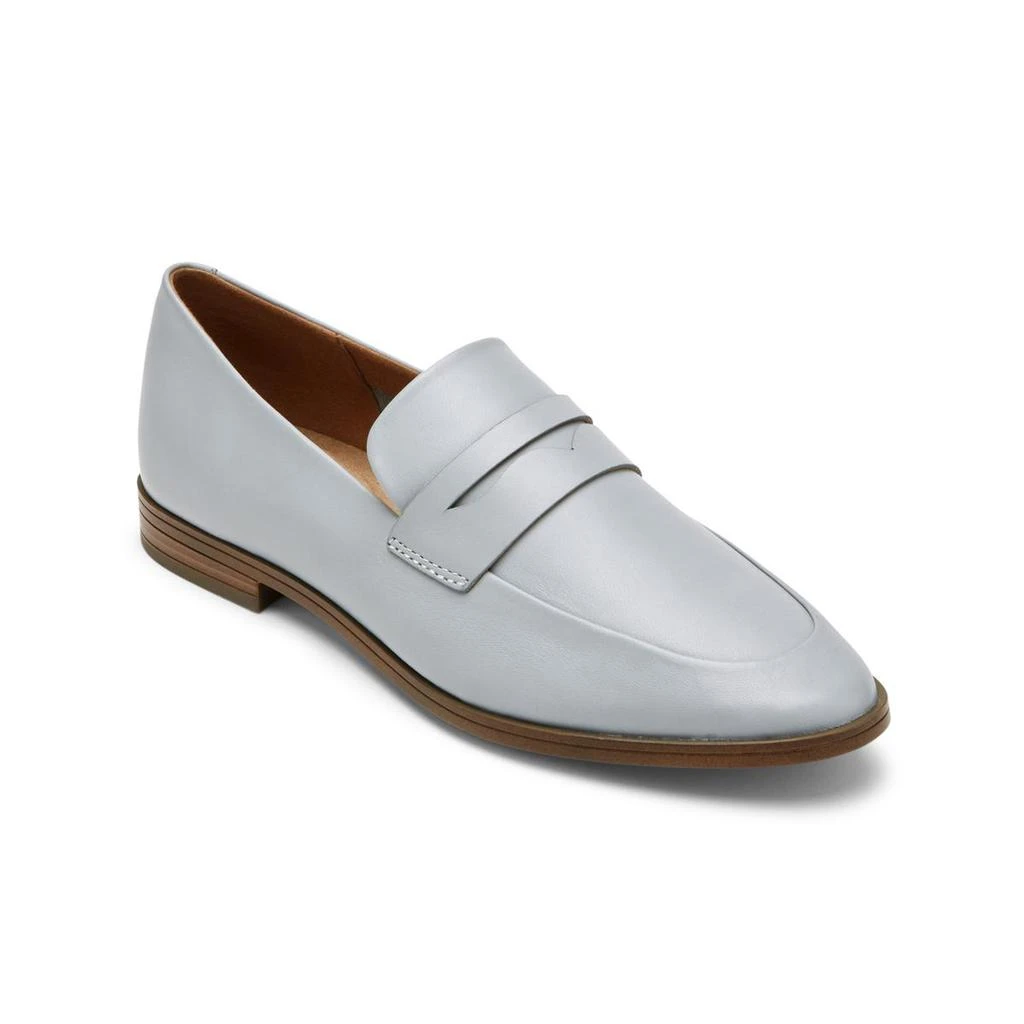 商品Rockport|Rockport Womens Perpetua Dec Leather Flat Loafers,价格¥213,第1张图片
