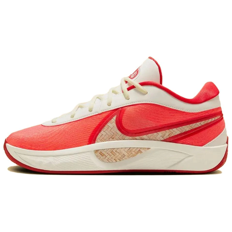 商品[国内直发] NIKE|Giannis Freak 6 EP 低帮 篮球鞋 男款 白红,价格¥488,第1张图片