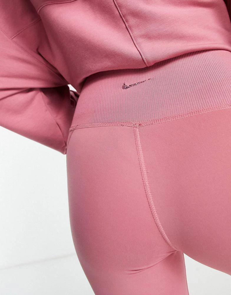 商品NIKE|Nike Yoga Dri-FIT high rise 7/8 panel leggings in pink,价格¥273,第3张图片详细描述