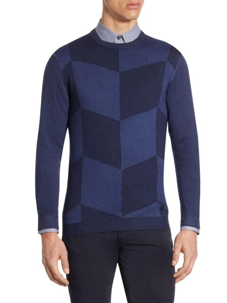 商品Armani|Slim-Fit Wool Pullover,价格¥802,第1张图片