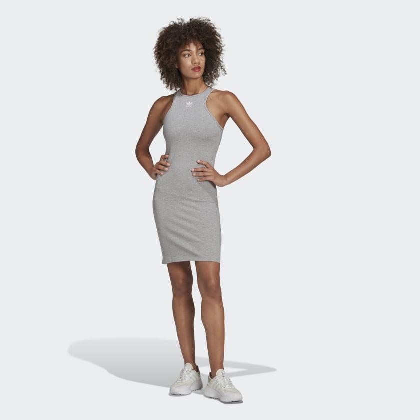 商品Adidas|Women's adidas Adicolor Essentials Rib Tank Dress,价格¥268,第4张图片详细描述