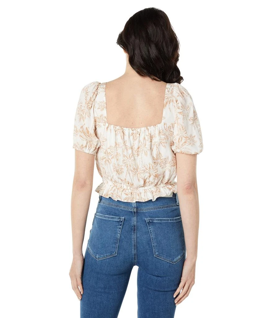 商品1. State|Short Sleeve Square Neck Crop Top,价格¥184,第2张图片详细描述