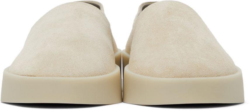 Beige Suede Espadrilles商品第2张图片规格展示