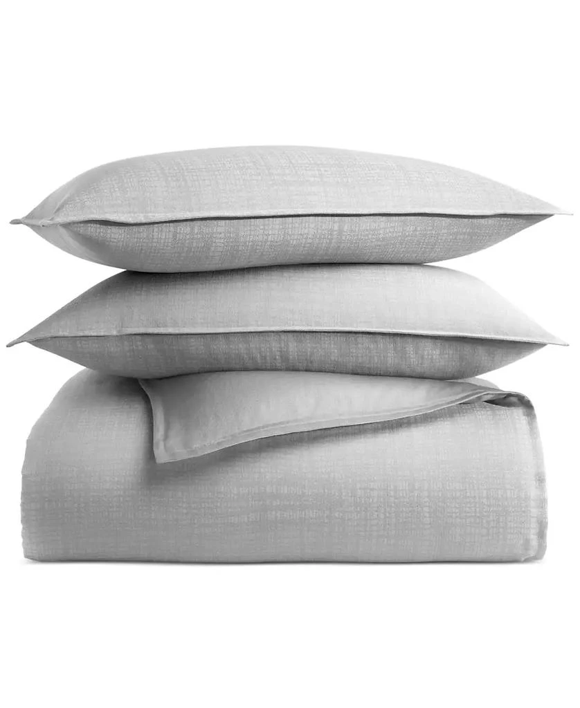 Modern Crosshatch Duvet Cover Set, King, Exclusively at Macy’s 商品