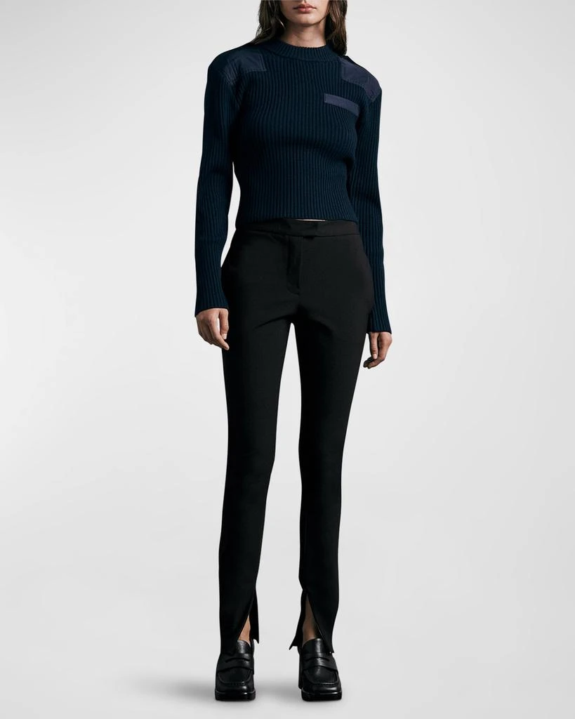 商品Rag & Bone|Rebecca Straight Split-Hem Pants,价格¥1330,第2张图片详细描述