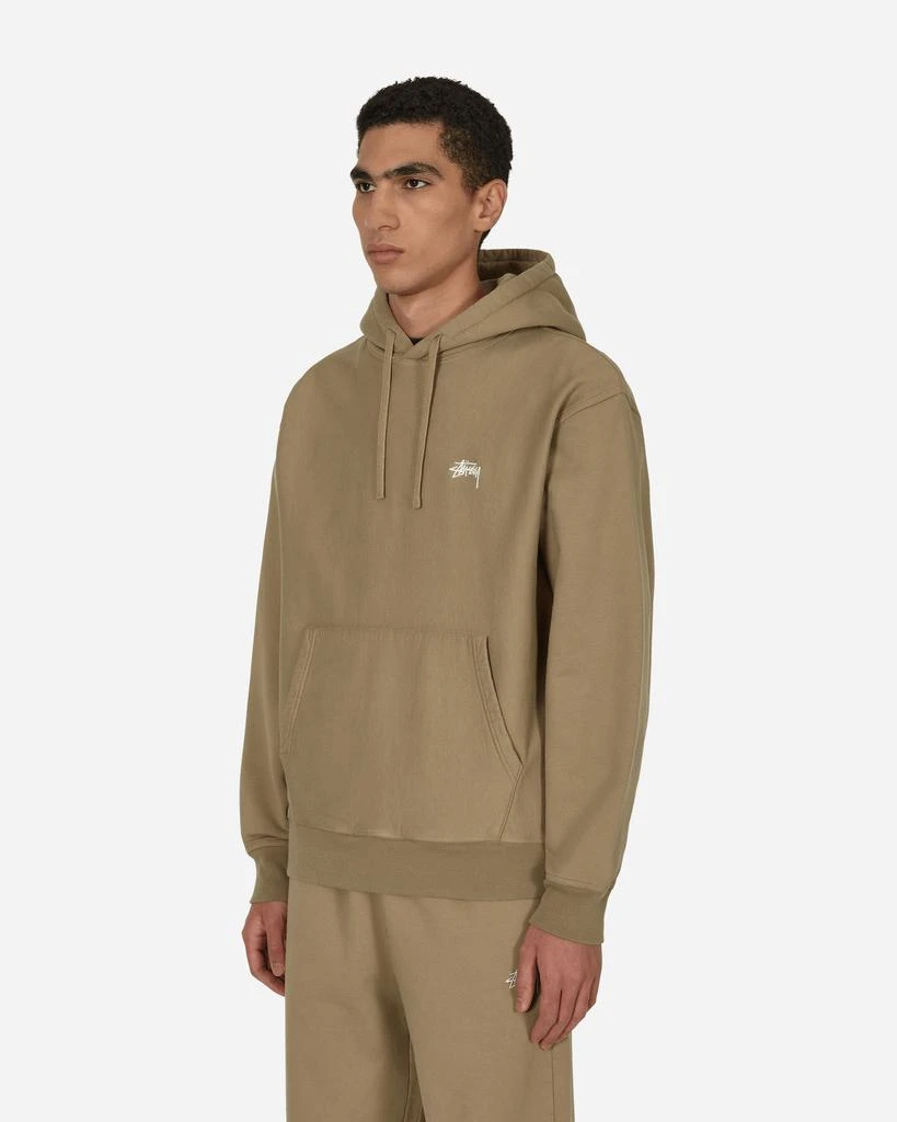 商品STUSSY|Stock Logo Hooded Sweatshirt Beige,价格¥1315,第2张图片详细描述
