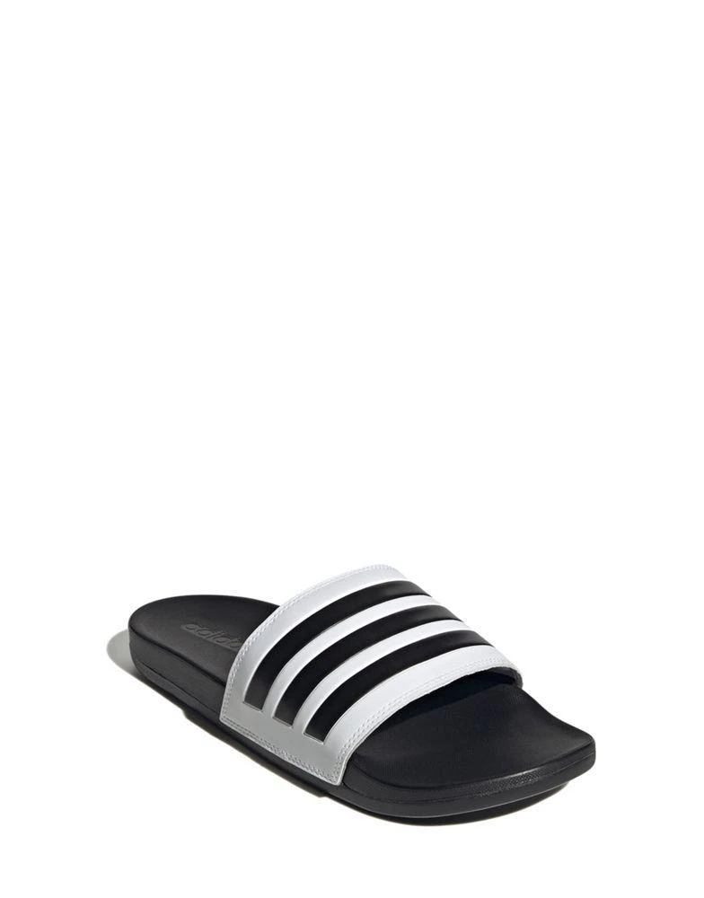 商品Adidas|adidas Adilette comfort sliders in white and black,价格¥398,第3张图片详细描述