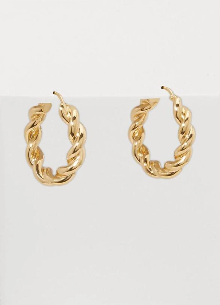 商品JW Anderson|Twisted hoop earrings,价格¥1940,第1张图片