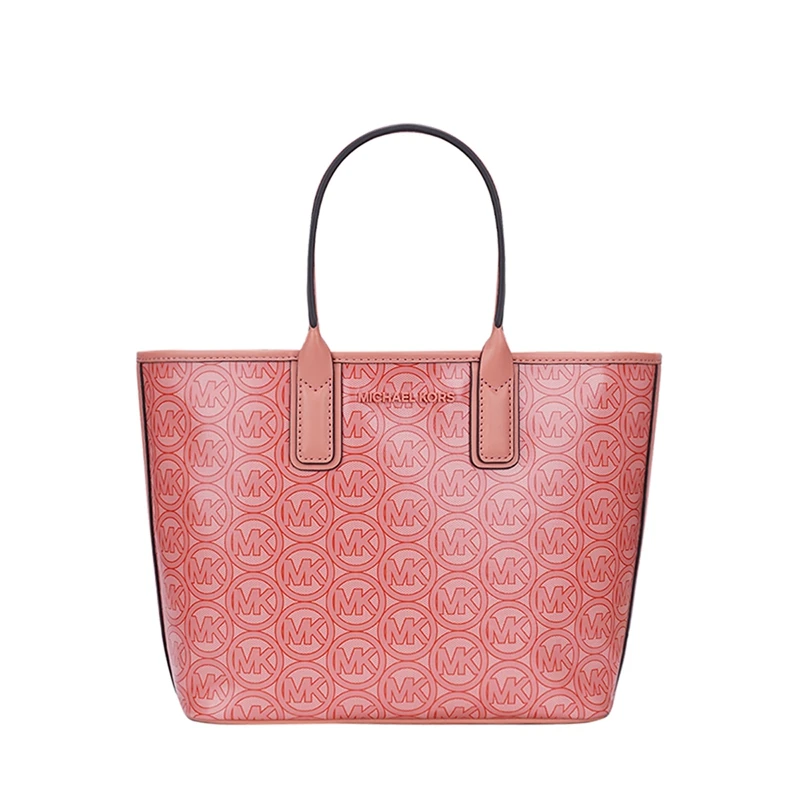 商品Michael Kors|Michael Kors 奥莱款 JODIE小号PVC印花女士皮质单肩手提包 35H1T2JT1C-SHERBERT,价格¥537,第1张图片