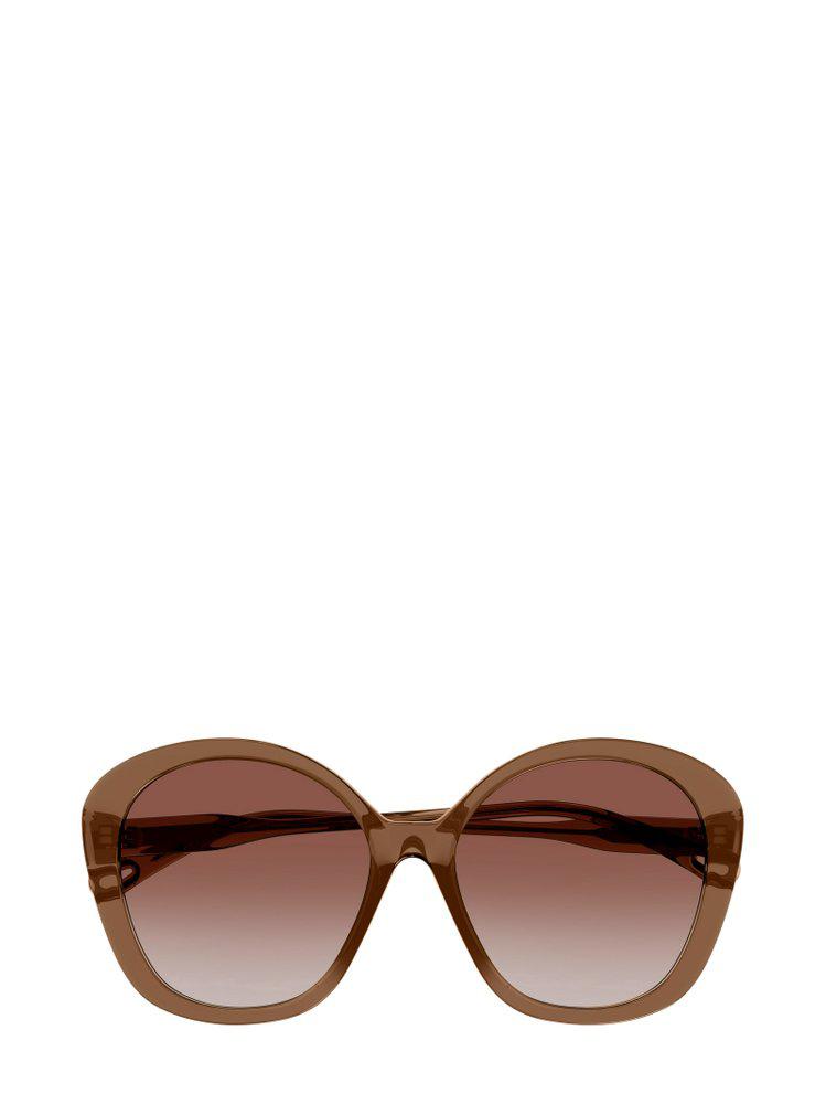 Chloé Eyewear Butterfly Frame Sunglasses商品第1张图片规格展示