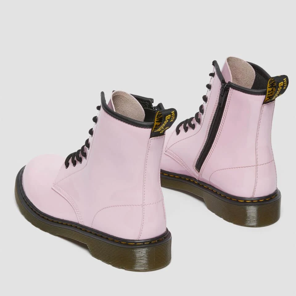 商品Dr. Martens|DR. MARTENS YOUTH 1460 PATENT LAMPER BOOTS - PALE PINK,价格¥400,第3张图片详细描述