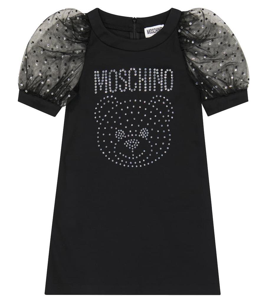 商品Moschino|铆钉泡泡袖连衣裙,价格¥1495-¥1538,第1张图片