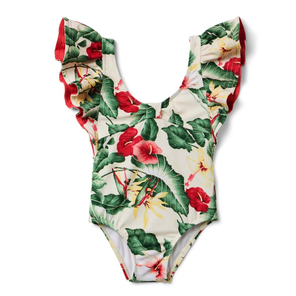 商品Janie and Jack|Girls Bold Floral Onepiece Swim (Toddler/Little Kid/Big Kid),价格¥329,第1张图片