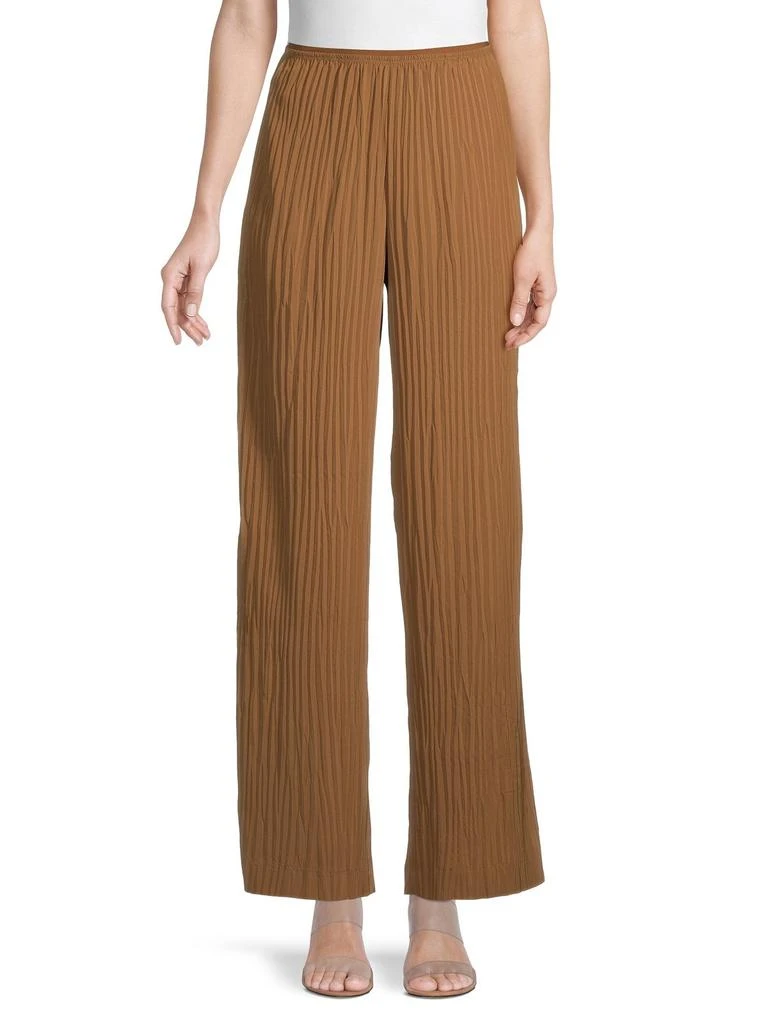 商品Vince|High-Waist Crinkle Wide-Leg Pants,价格¥552,第1张图片