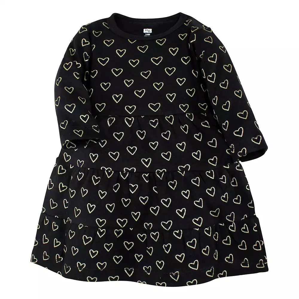 商品Hudson|Baby Girls Cotton Dresses, Leopard Gold Heart,价格¥300,第4张图片详细描述