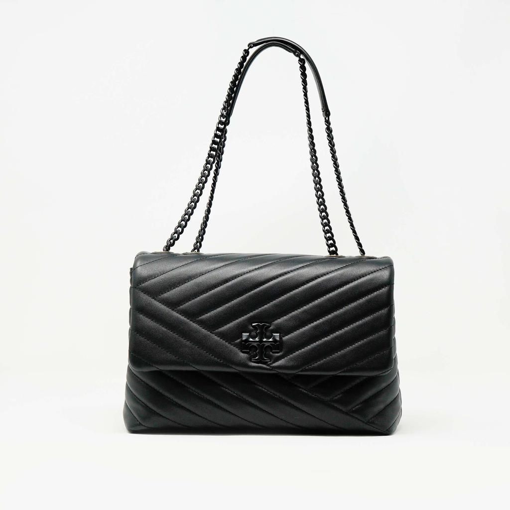 商品Tory Burch|kira chevron powder nero con catena nera,价格¥5003,第1张图片