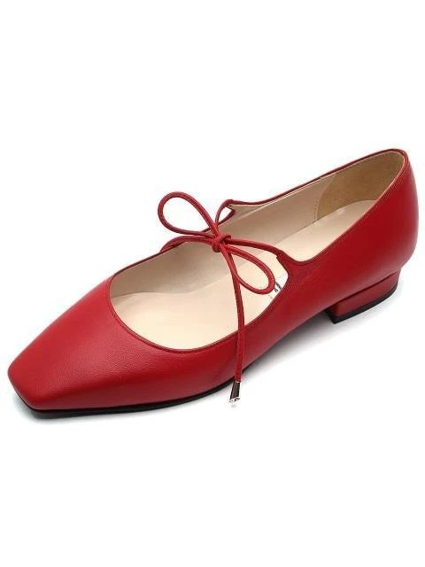 Girlish Ribbon Flat Shoes 商品