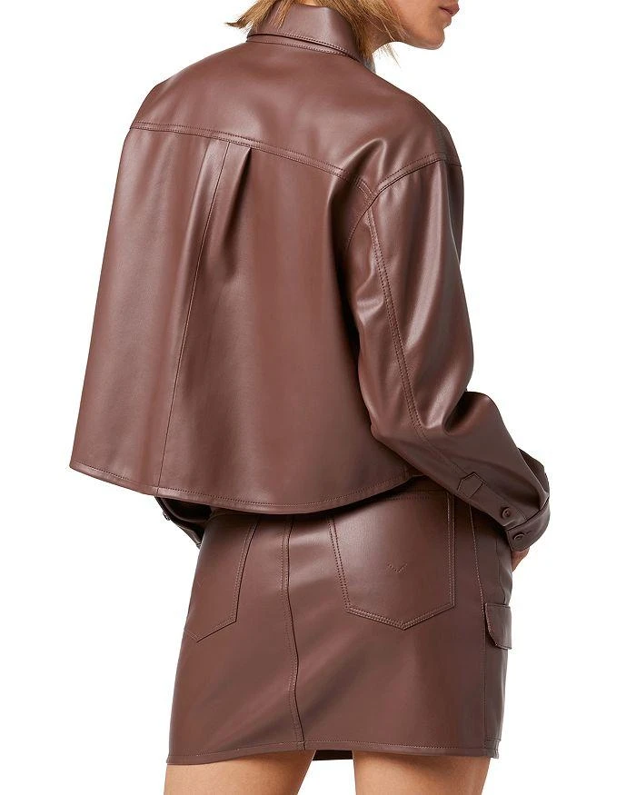 商品Hudson|Oversized Faux Leather Shirt,价格¥1280,第2张图片详细描述