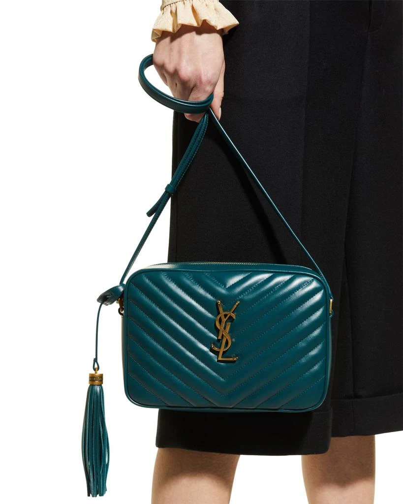 商品Yves Saint Laurent|Lou Medium YSL Camera Bag with Tassel in Quilted Leather,价格¥13075,第5张图��片详细描述