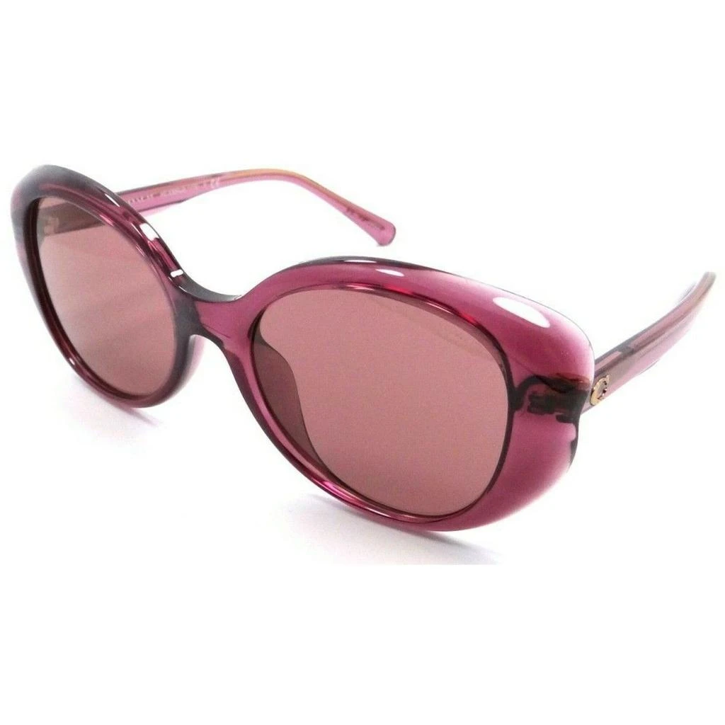 商品Coach|Coach Women's Sunglasses - L1171 Wine Burgundy Butterfly | COACH 0HC8306U 55746954,价格¥515,第1张图片
