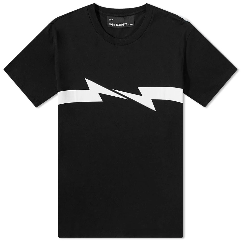 商品Neil Barrett|Neil Barrett Horizontal Print Bolt Tee,价格¥759,第1张图片