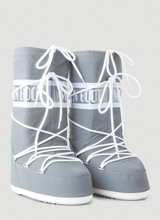 商品Moon Boot|Classic High Snow Boots in Grey,价格¥2309,第2张图片详细描述