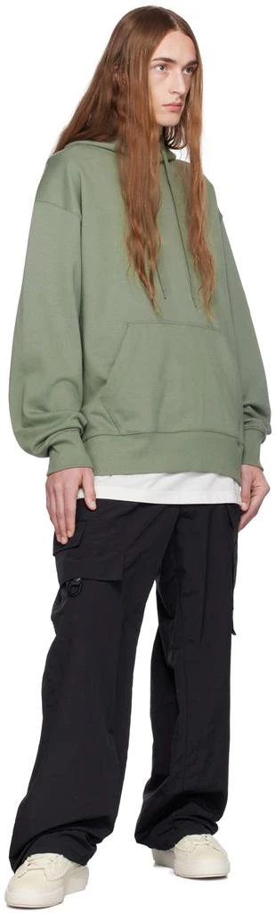 商品Y-3|Green Drawstring Hoodie,价格¥1114,第5张图片详细描述