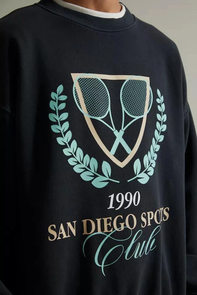 商品Urban Outfitters|San Diego Sports Club Crew Neck Sweatshirt,价格¥117,第5张图片详细描述