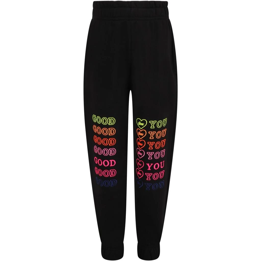 商品IRENEISGOOD|IRENEISGOOD Black Sweatpant For Girl With Writings,价格¥1211,第1张图片