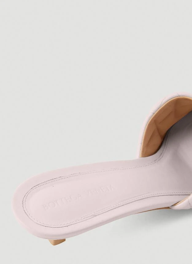 Padded Kitten Heel Mules in Pink 商品