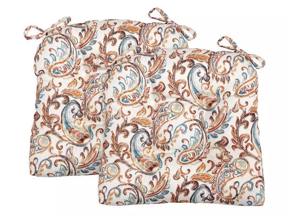 商品Arlee Home Fashions|Paisley 2-Pack Chair Pads,价格¥547,第1张图片