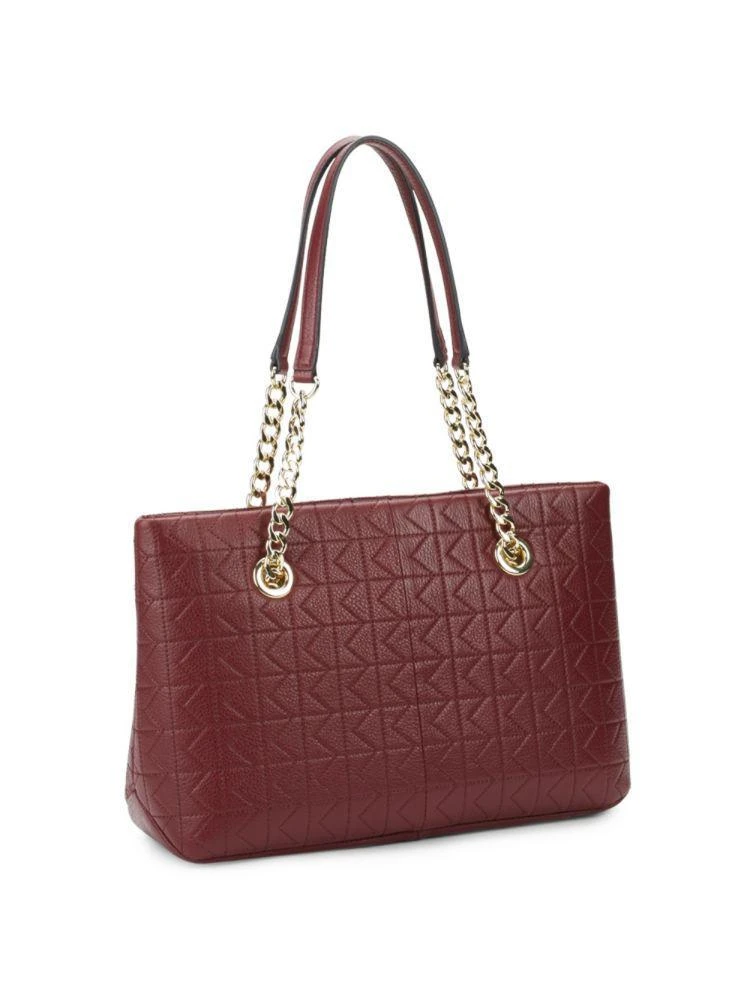 商品Karl Lagerfeld Paris|Quilted Leather Tote Bag,价格¥747,第4张图片详细描述