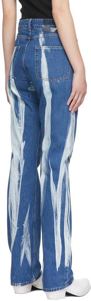 蓝色 Bleach 牛仔裤商品第3张图片规格展示